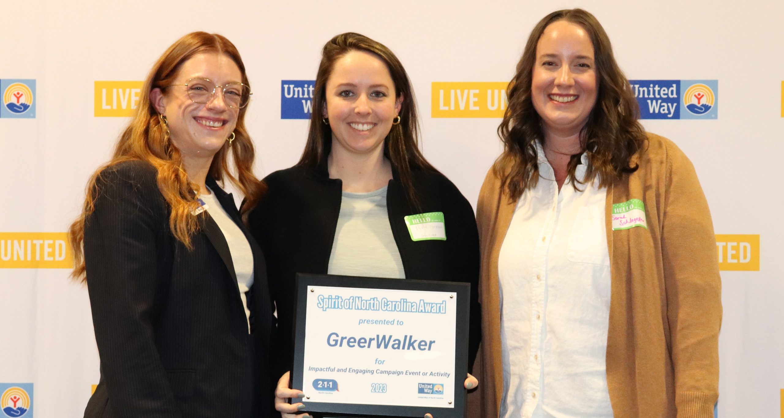 GreerWalker Wins United Way Spirit Awards of North Carolina